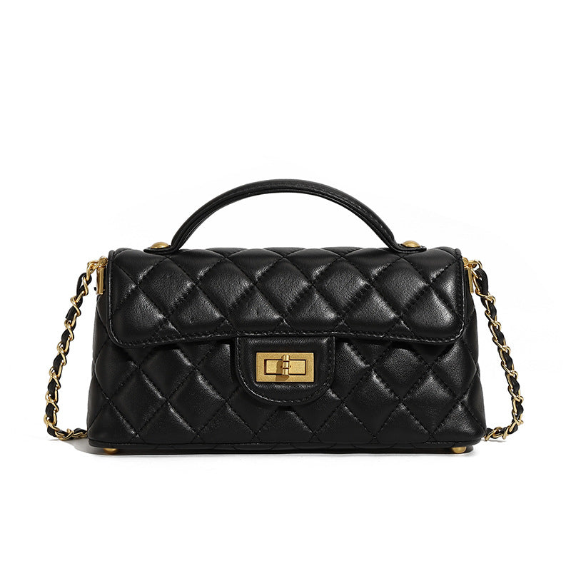 Light Luxury Fashion Womens Genuine Leather Shoulder Crossbody Bag THRU7