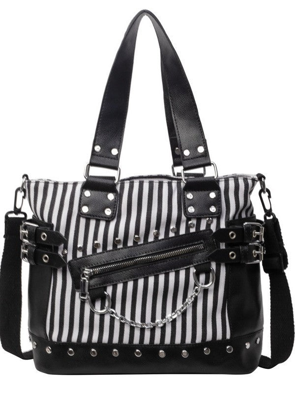 Women's Textured Casual Tote Shoulder Bag THRU7
