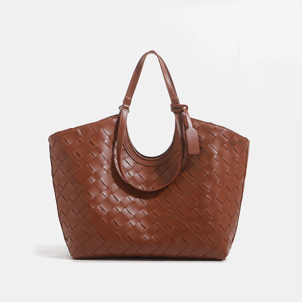 Womens Niche Fashion Commuter Large-Capacity Shoulder Under-Arm Bag THRU7