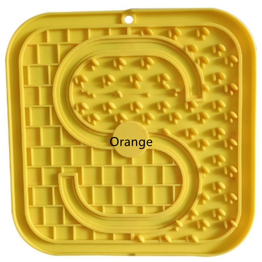 Fashion Simple Silicone Pet Slow Food Mat THRU7