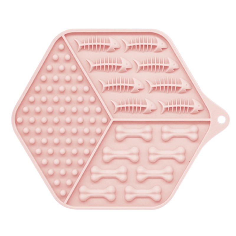 Pet feeding device dog lick pad THRU7