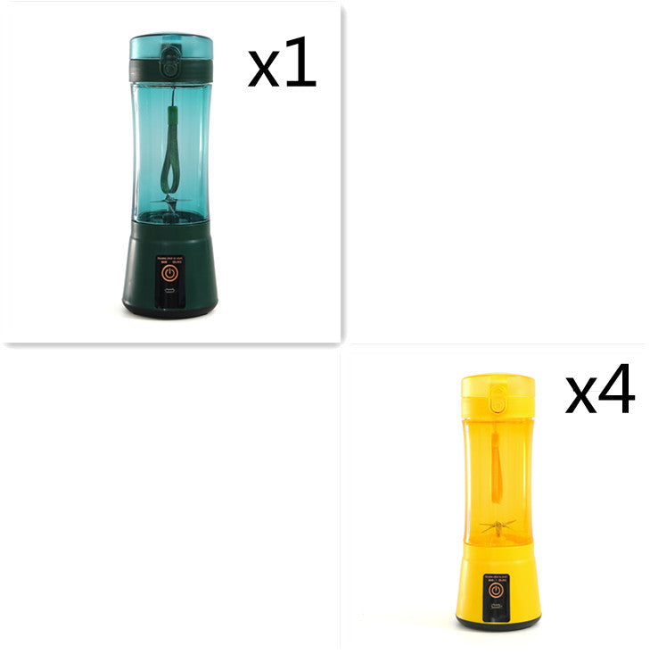 Portable Electric Fruit Juicer Wireless USB Rechargeable Mini Mixer Multifunction Summer Smoothie Blender Machine Kitchen Supplies THRU7