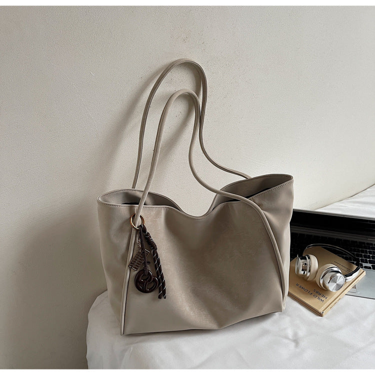 Retro-style Fashionable Minimalist Womens Shoulder Bag THRU7