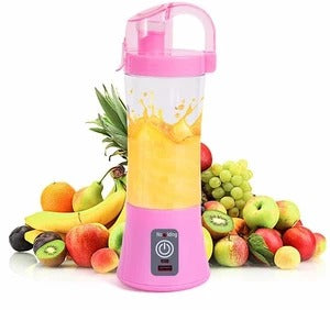 Portable Electric Fruit Juicer Handheld Smoothie Maker Blender USB Rechargeable Mini Juice Cup THRU7