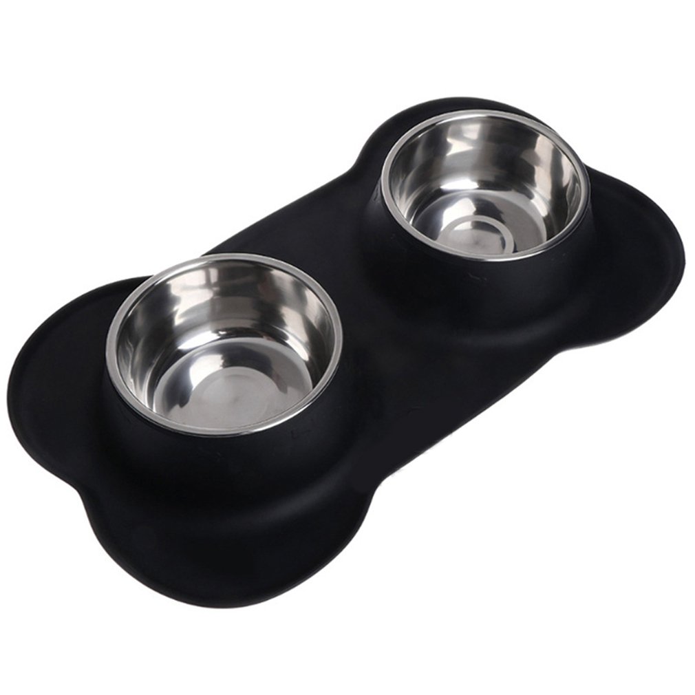 Pet Bowl Silicone Bone Shape  Mat THRU7