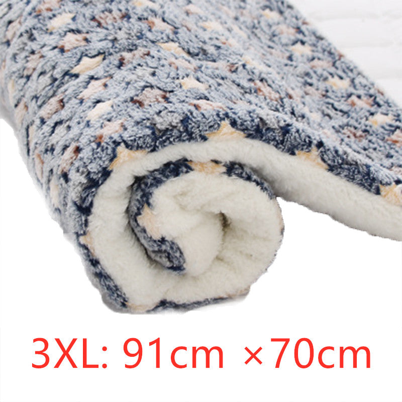 Pet Dog Cat Kennel Mat Blanket THRU7