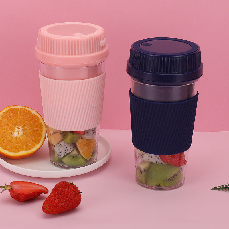 Portable Blender USB Charging Mini Household Electric Juicer Fruit Juicer THRU7