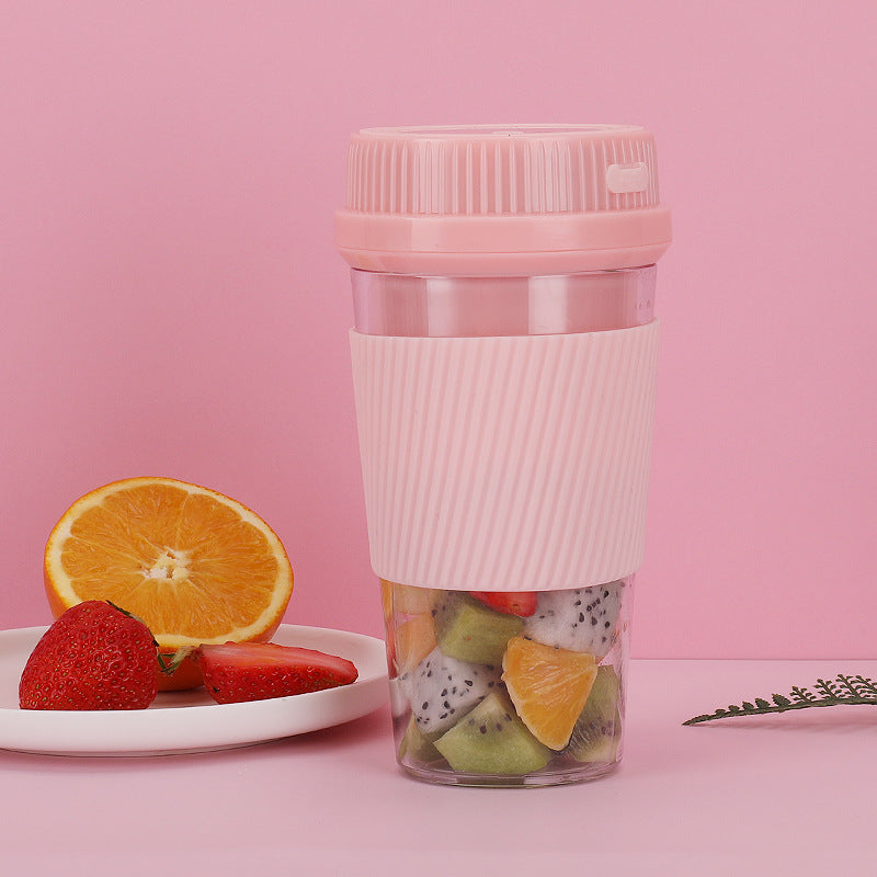 Portable Blender USB Charging Mini Household Electric Juicer Fruit Juicer THRU7