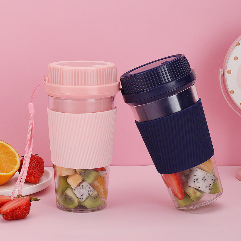 Portable Blender USB Charging Mini Household Electric Juicer Fruit Juicer THRU7