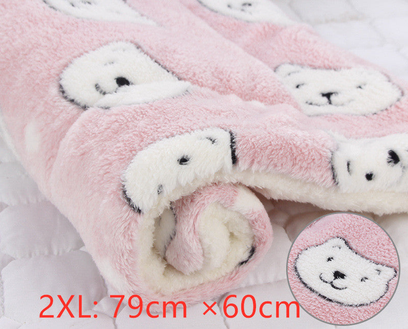 Pet Dog Cat Kennel Mat Blanket THRU7