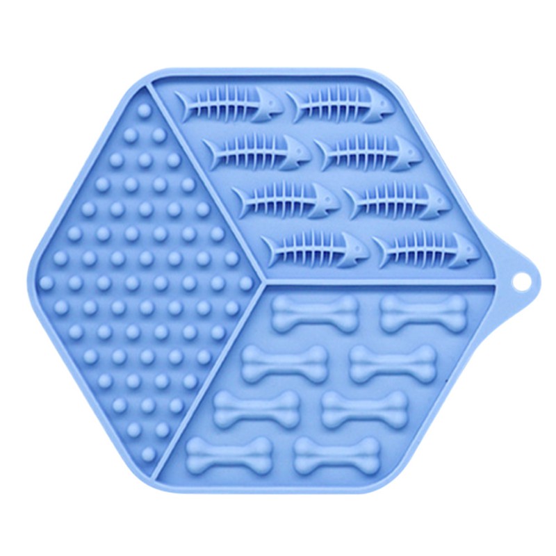 Pet feeding device dog lick pad THRU7