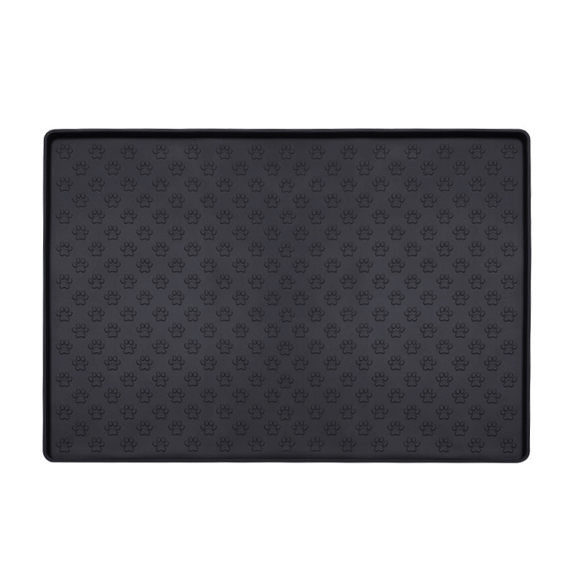 Spot Pet Mat, Waterproof And Easy To Clean Silicone Dog Mat, Cat Mat, Square Pet Placemat, Pet Supplies THRU7
