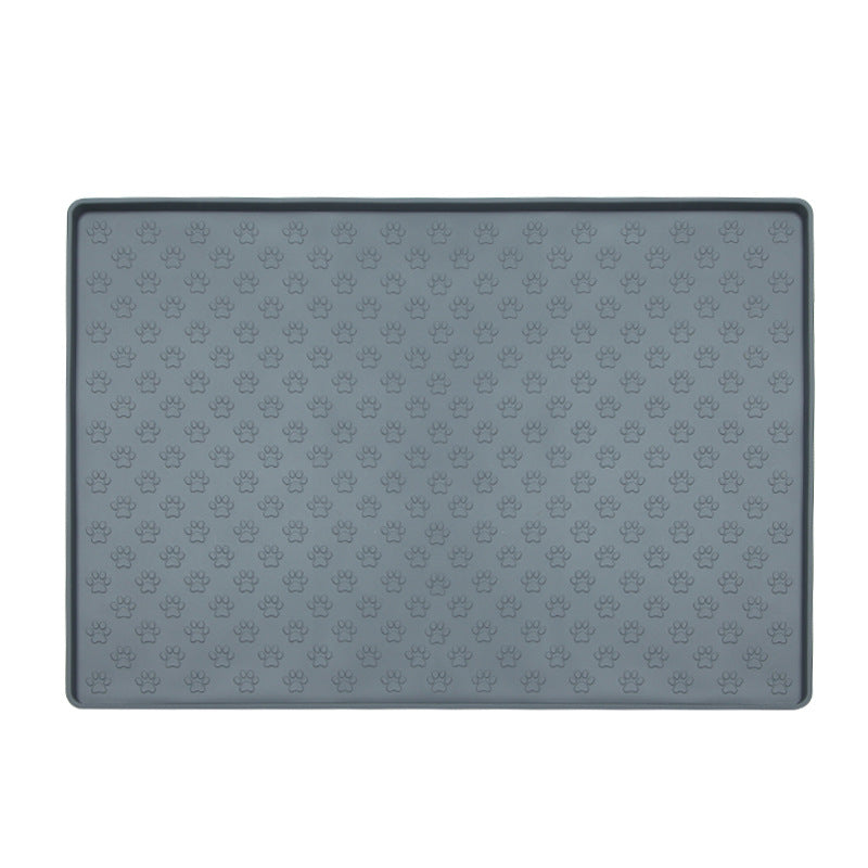 Spot Pet Mat, Waterproof And Easy To Clean Silicone Dog Mat, Cat Mat, Square Pet Placemat, Pet Supplies THRU7