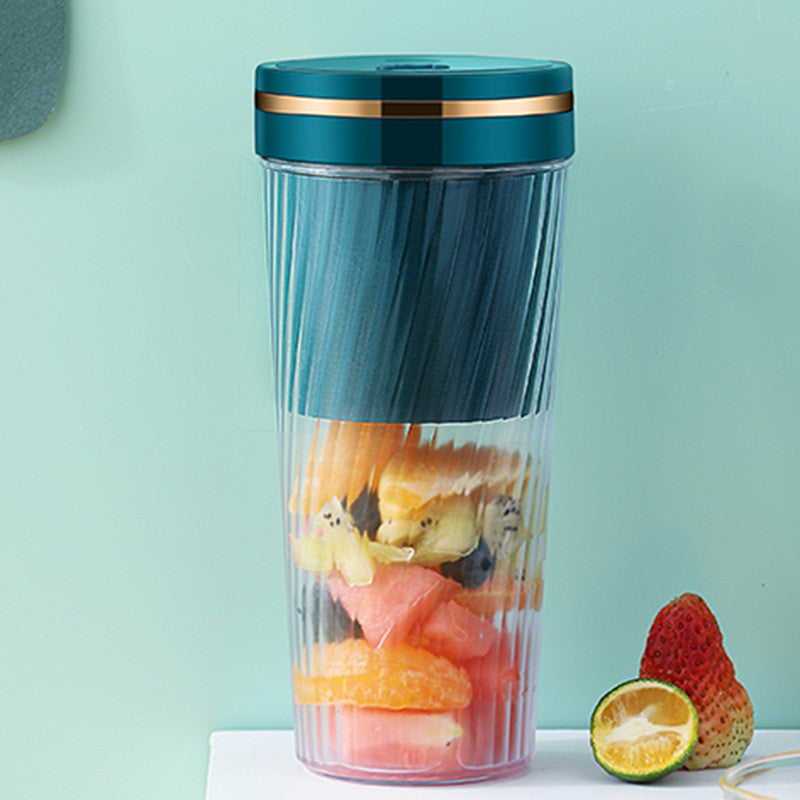 Portable Blender Mini Home Fruit Juicer Cup Wireless USB Electric Fruit Juice Machine THRU7