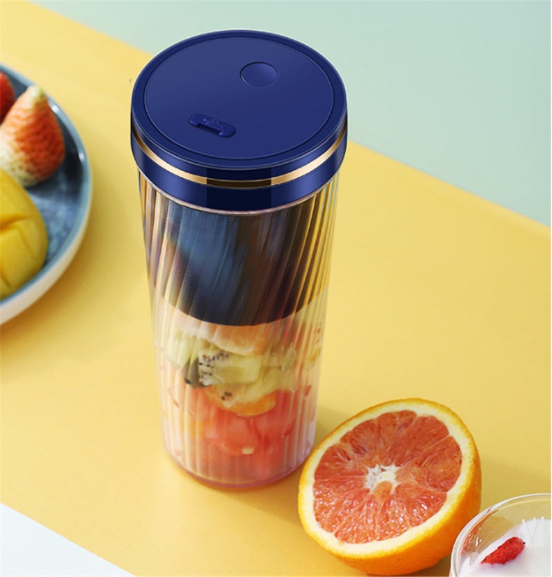Portable Blender Mini Home Fruit Juicer Cup Wireless USB Electric Fruit Juice Machine THRU7