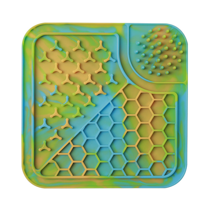 Silicone Pet Lick Pad Silicone Slow Food Pad THRU7