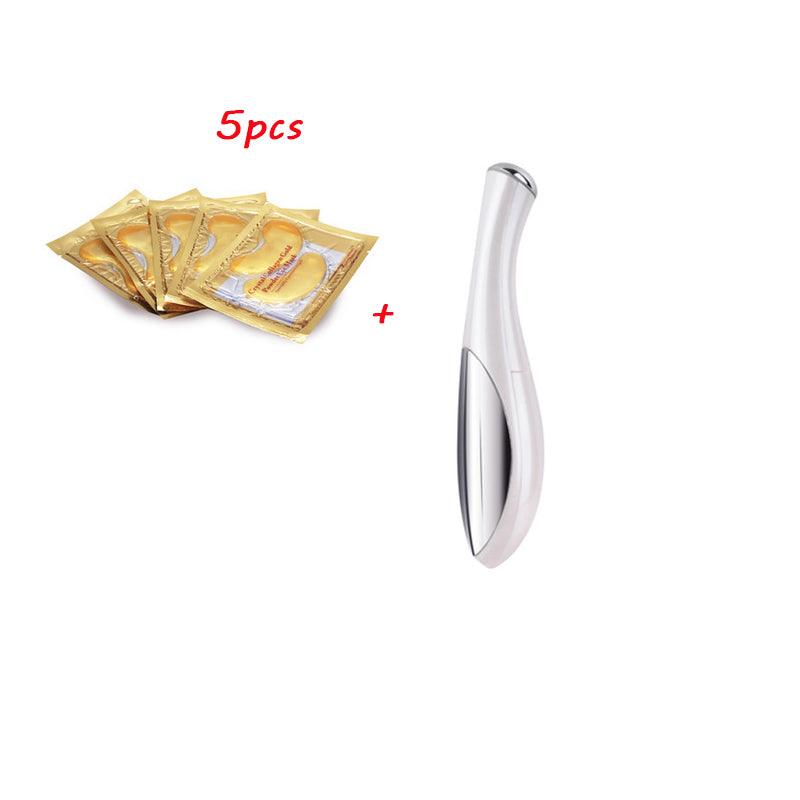 10pcs5packs Gold Crystal Collagen Eye Mask Eye Patches Eye Mask For Face Care Dark Circles Remove Gel Mask For The Eyes Ageless THRU7