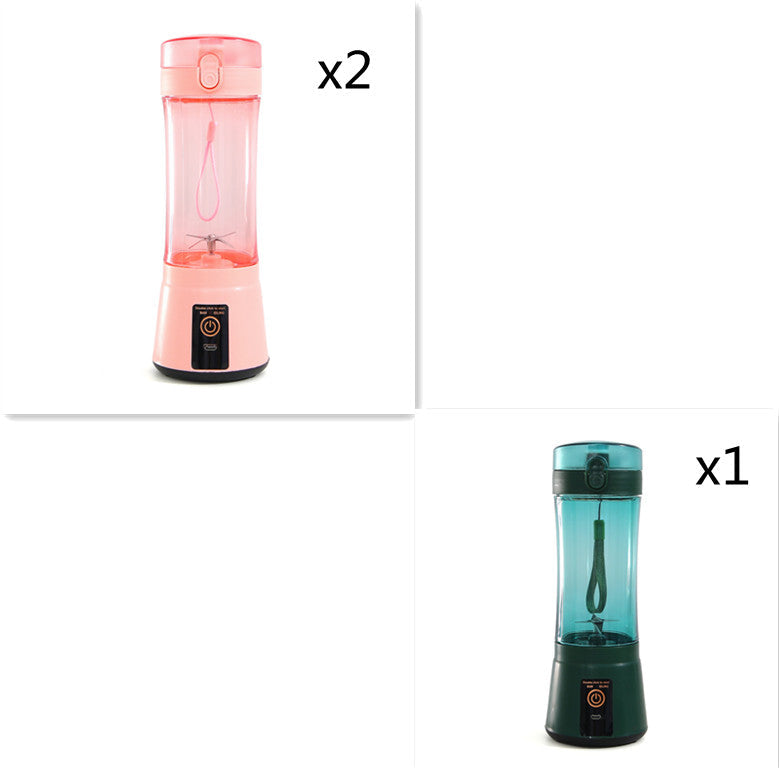 Portable Electric Fruit Juicer Wireless USB Rechargeable Mini Mixer Multifunction Summer Smoothie Blender Machine Kitchen Supplies THRU7
