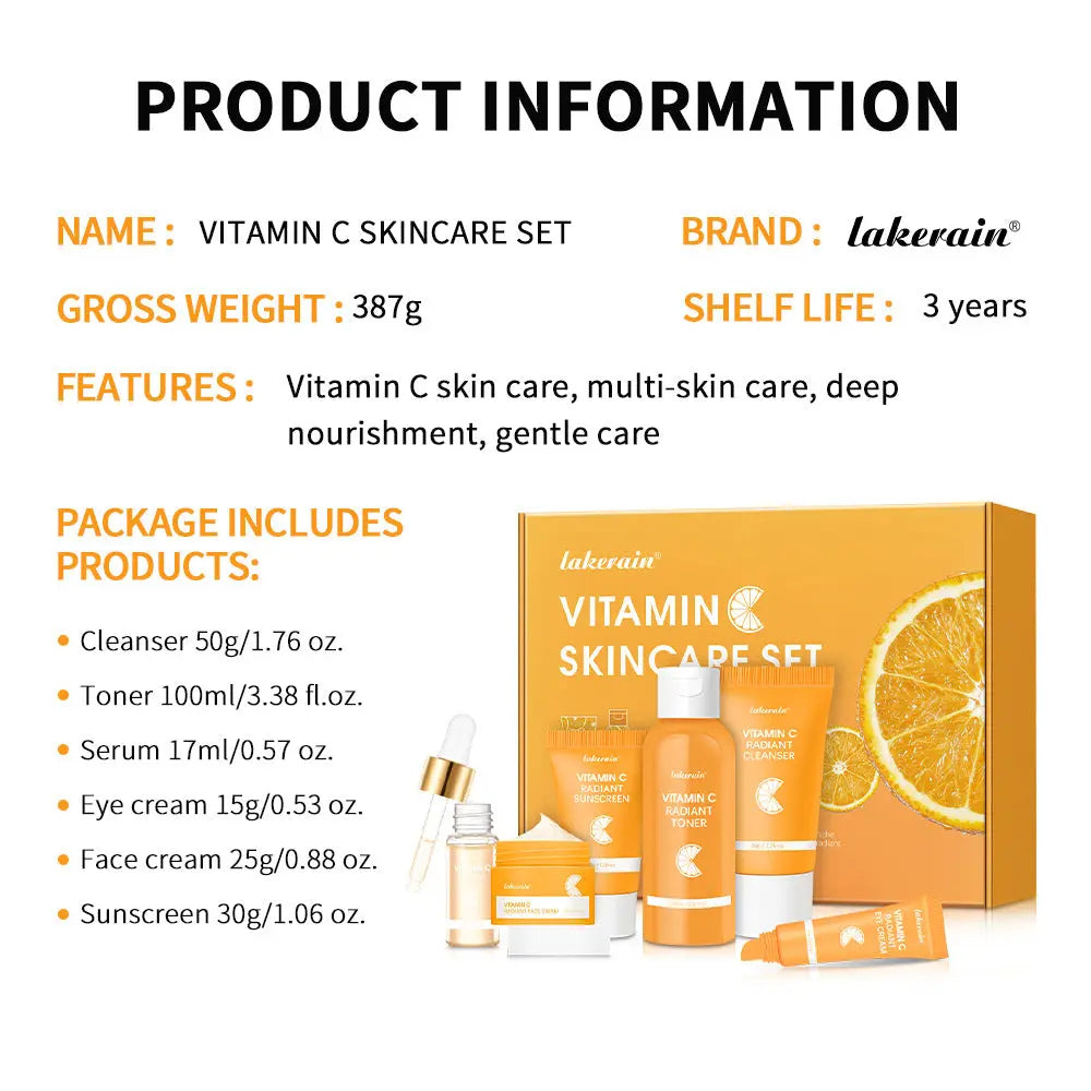 Vitamin C Skin Care Set Facial Care THRU7