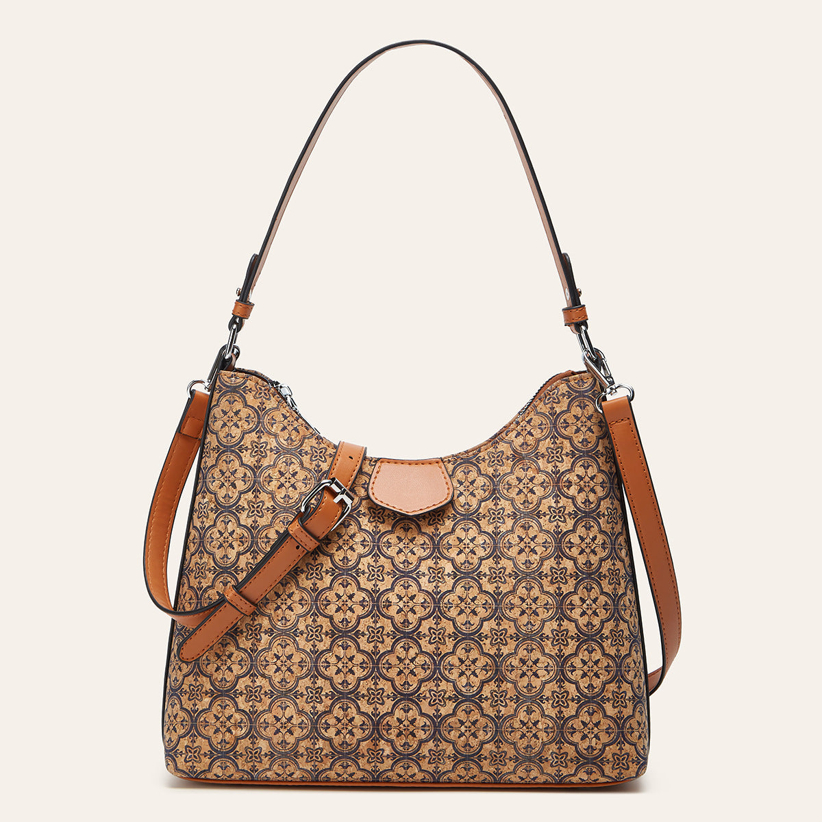 Retro-printed Ethnic-style Tote Shoulder Or Crossbody Bag THRU7