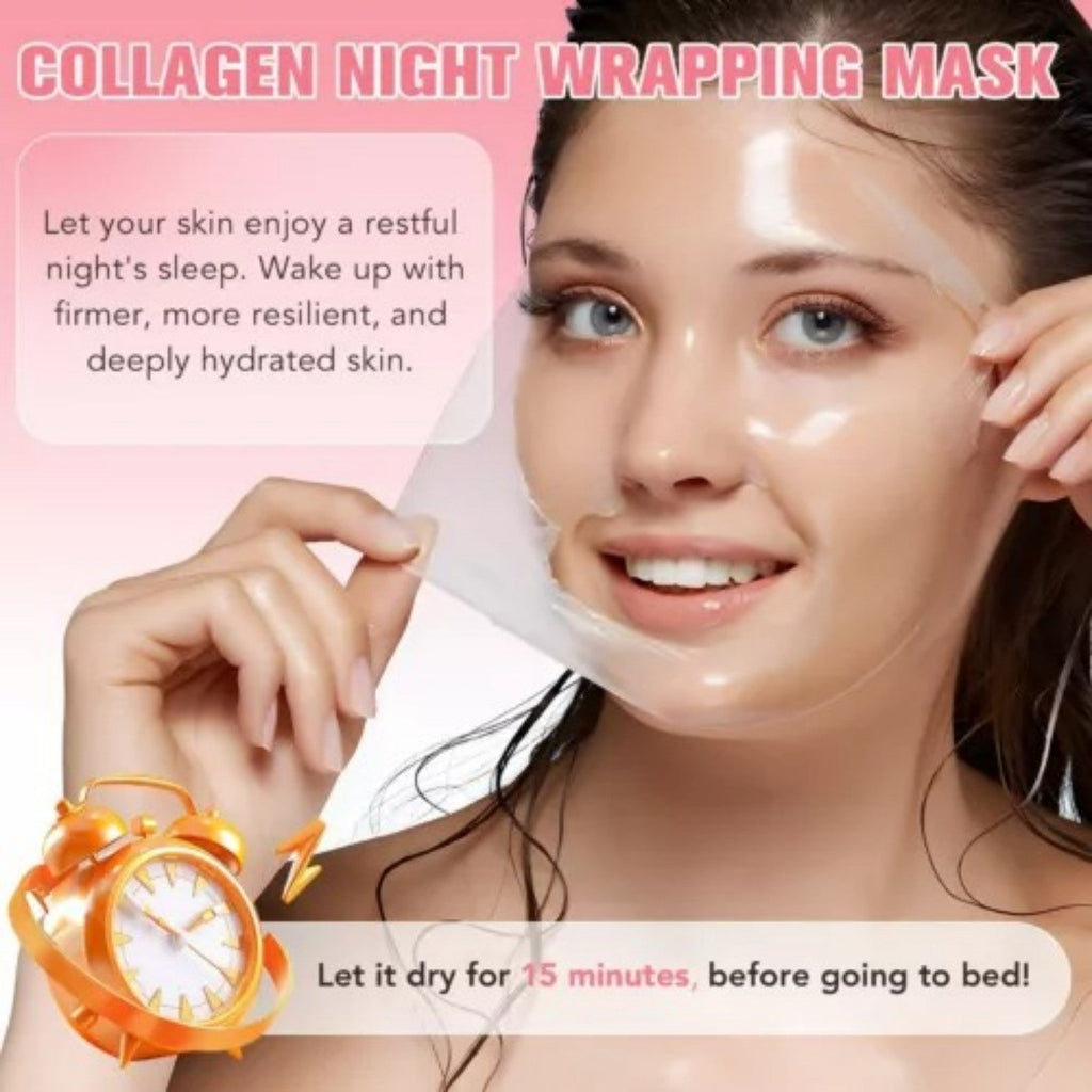 Collagen Night Packaging Facial Mask THRU7