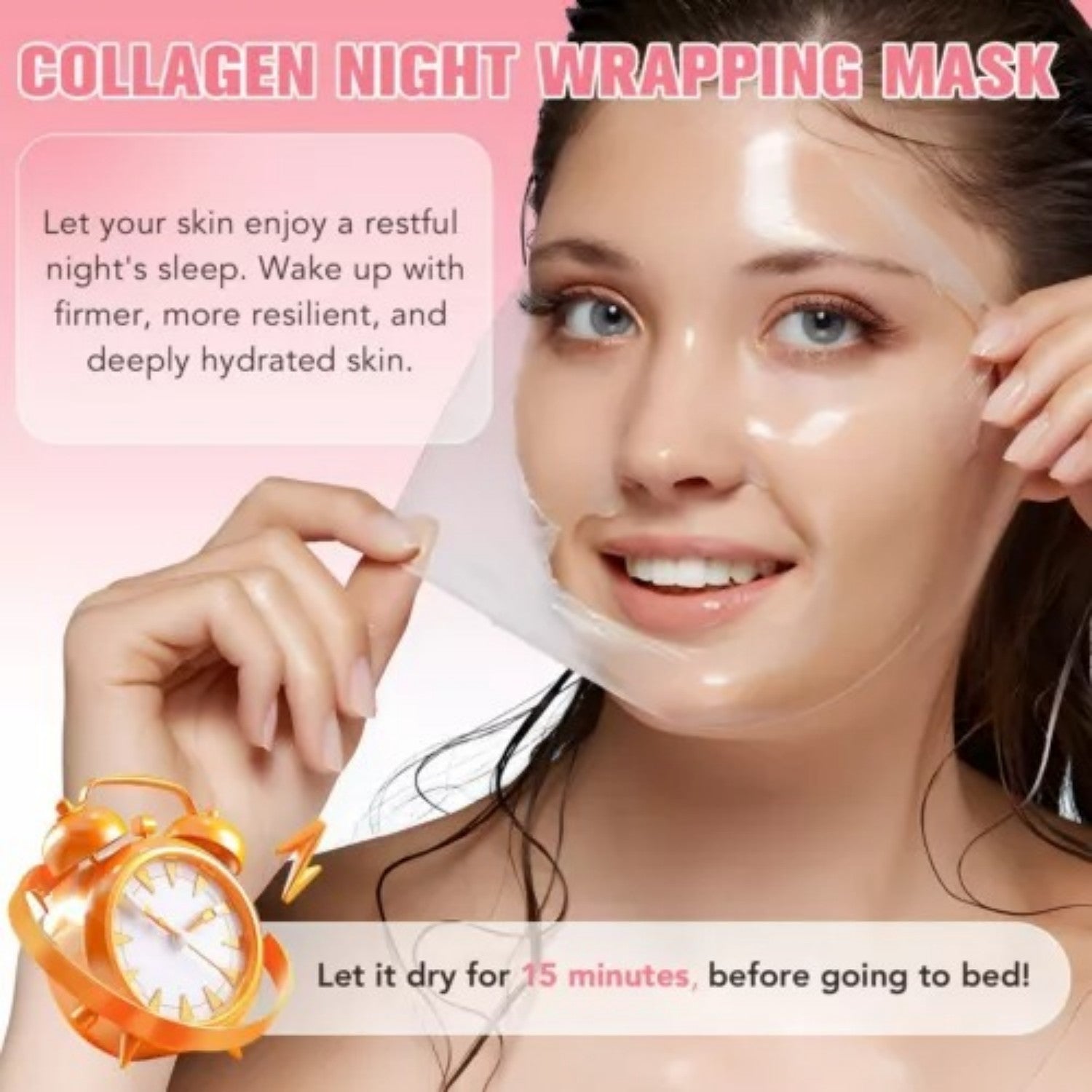 Collagen Night Packaging Facial Mask THRU7