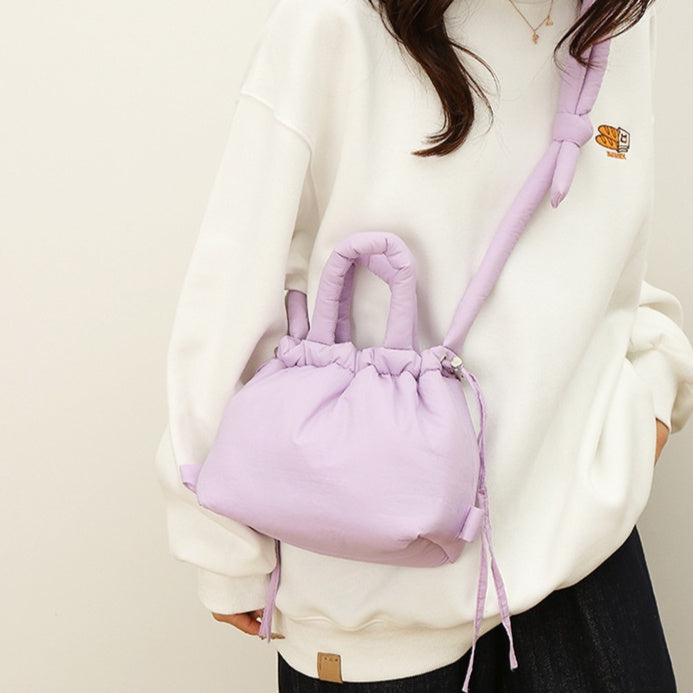 Casual Quilted Lightweight Dual-Use ShoulderCrossbody Bag THRU7