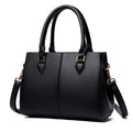 Womens Commuter Soft Leather Large-Capacity Crossbody Shoulder Bag THRU7