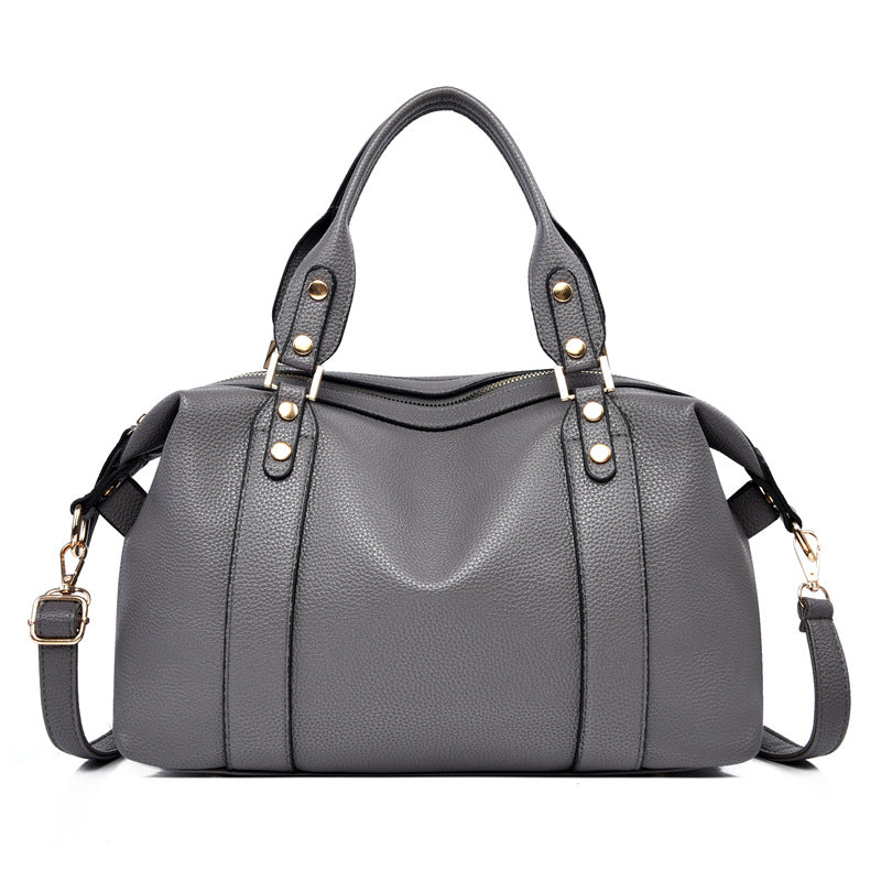 Retro Simple Large-Capacity Shoulder Crossbody Bag THRU7