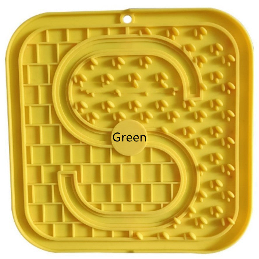 Fashion Simple Silicone Pet Slow Food Mat THRU7