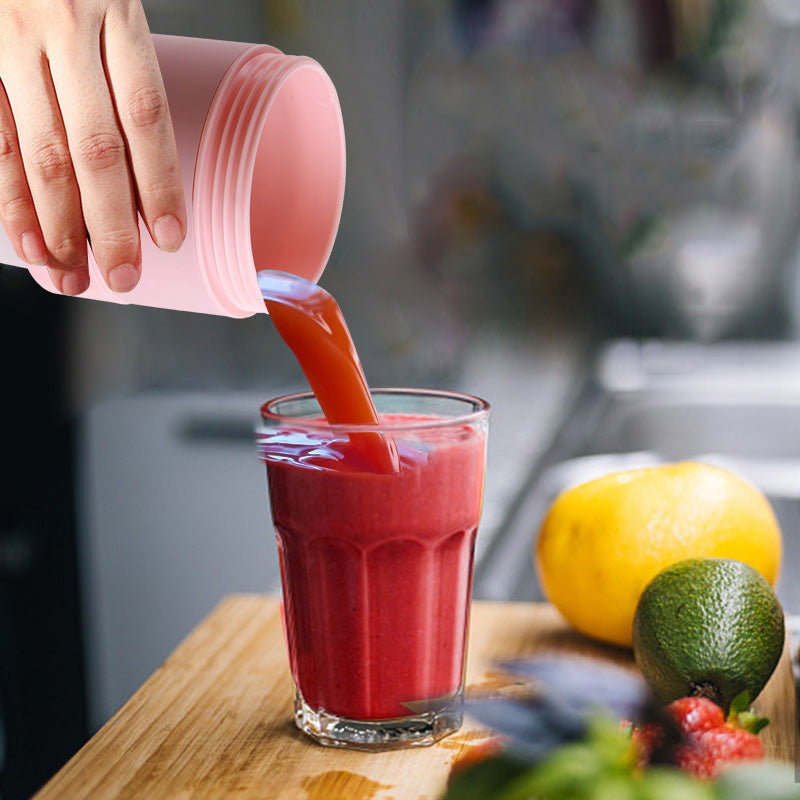 450ML Mini Portable Blender Mixer Cooking Appliances Food Processor Food Mixers Smoothie Blenders Cup Juicers Kitchen Appliance THRU7
