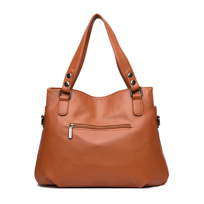 Womens Retro Tassel Zipper Suede Shoulder Crossbody Bag THRU7