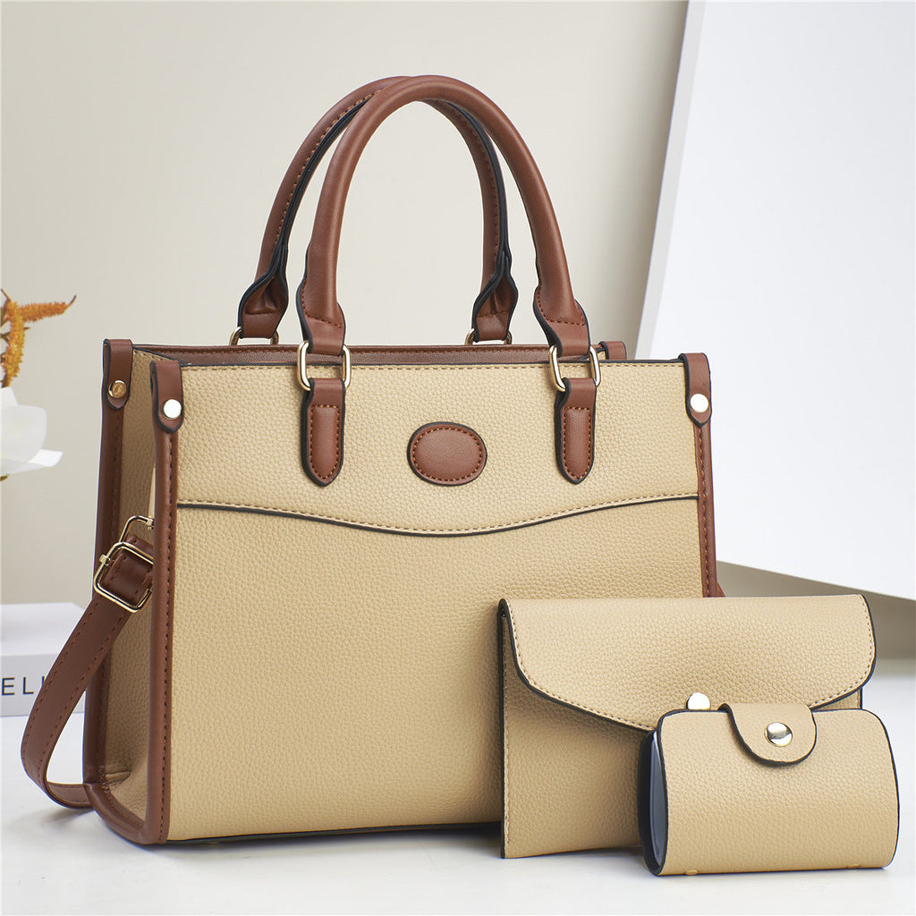 Stylish Three-Piece Shoulder Bag Set For Women Mother-and-Child Bags THRU7