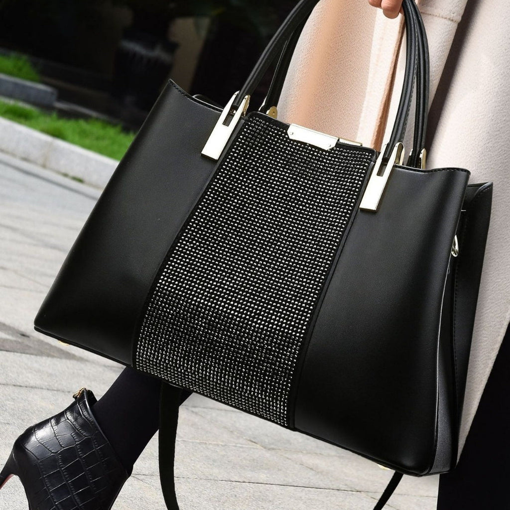 Womens Stylish High-Capacity Shoulder And Crossbody Bag THRU7