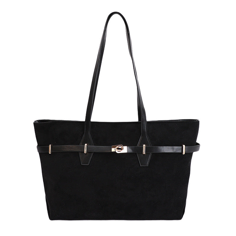 Retro Large-Capacity Tote Bag Women's Handbag THRU7