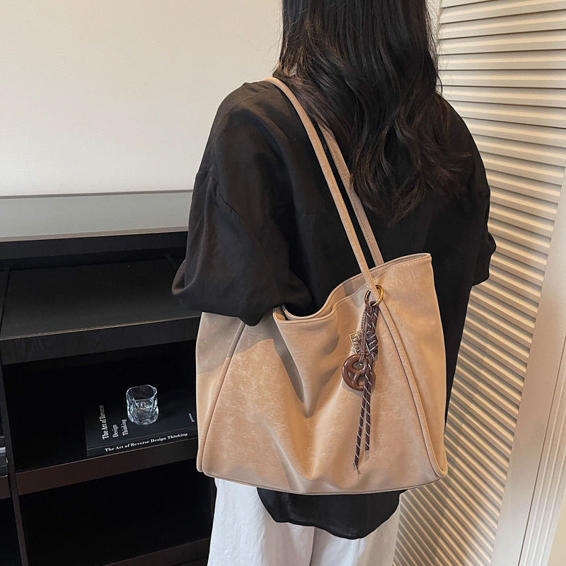 Retro-style Fashionable Minimalist Womens Shoulder Bag THRU7