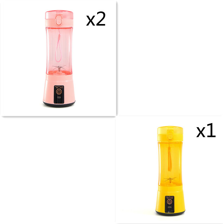 Portable Electric Fruit Juicer Wireless USB Rechargeable Mini Mixer Multifunction Summer Smoothie Blender Machine Kitchen Supplies THRU7