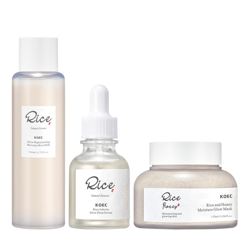 Honey Facial Skin Care Three-piece Moisturizing Care THRU7