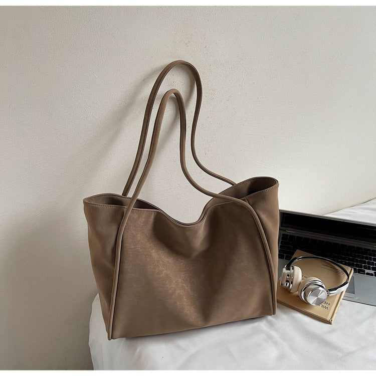 Retro-style Fashionable Minimalist Womens Shoulder Bag THRU7