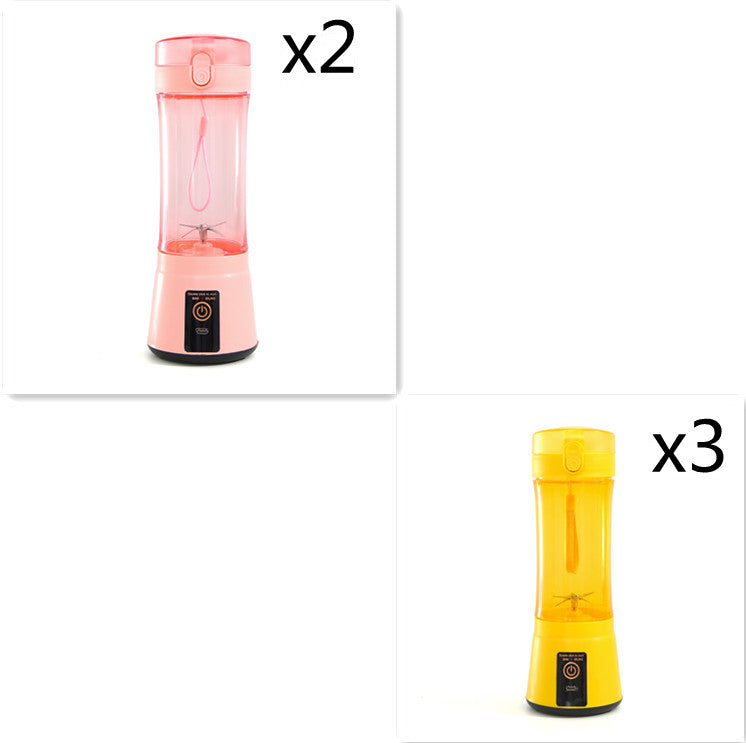 Portable Electric Fruit Juicer Wireless USB Rechargeable Mini Mixer Multifunction Summer Smoothie Blender Machine Kitchen Supplies THRU7