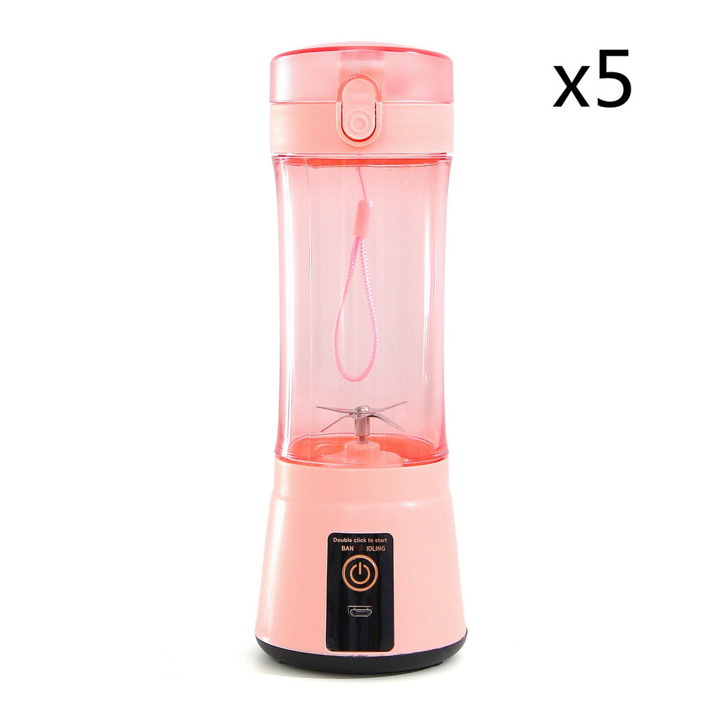 Portable Electric Fruit Juicer Wireless USB Rechargeable Mini Mixer Multifunction Summer Smoothie Blender Machine Kitchen Supplies THRU7