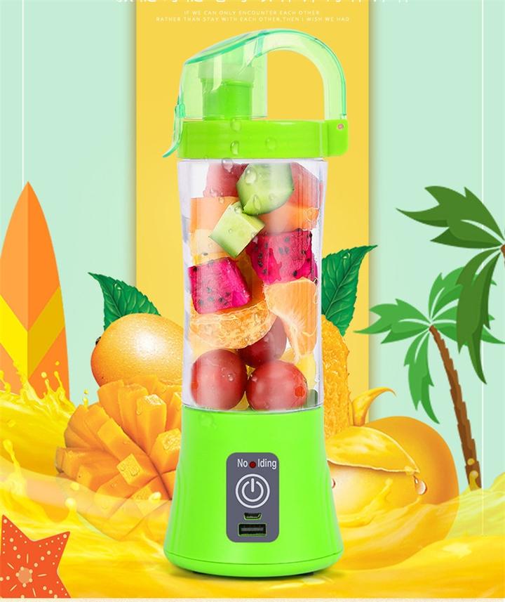 Portable Electric Fruit Juicer Handheld Smoothie Maker Blender USB Rechargeable Mini Juice Cup THRU7