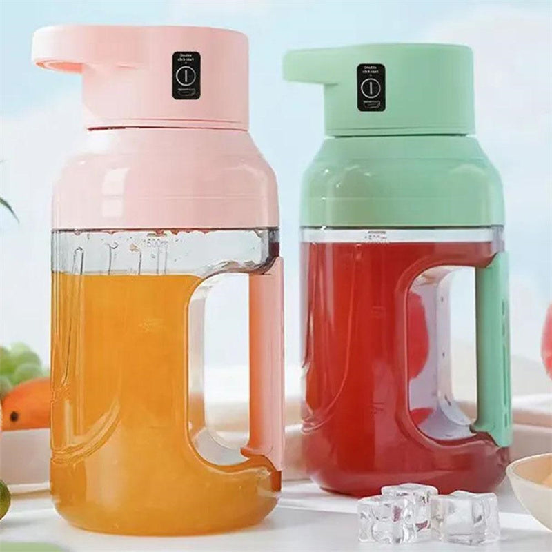 New Arrival Summer Electric Juicer Portable Large Capacity 1500ml Juice USB Rechargeable Electric Portable Blender Kitchen Gadgets THRU7