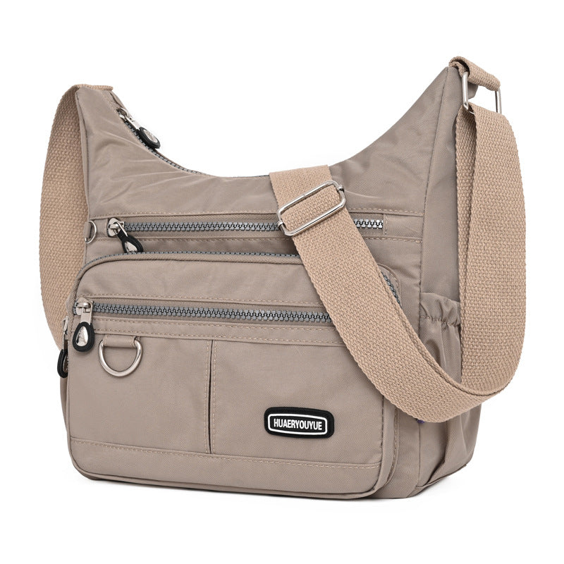 Nylon Womens Water-resistant Crossbody Bag THRU7