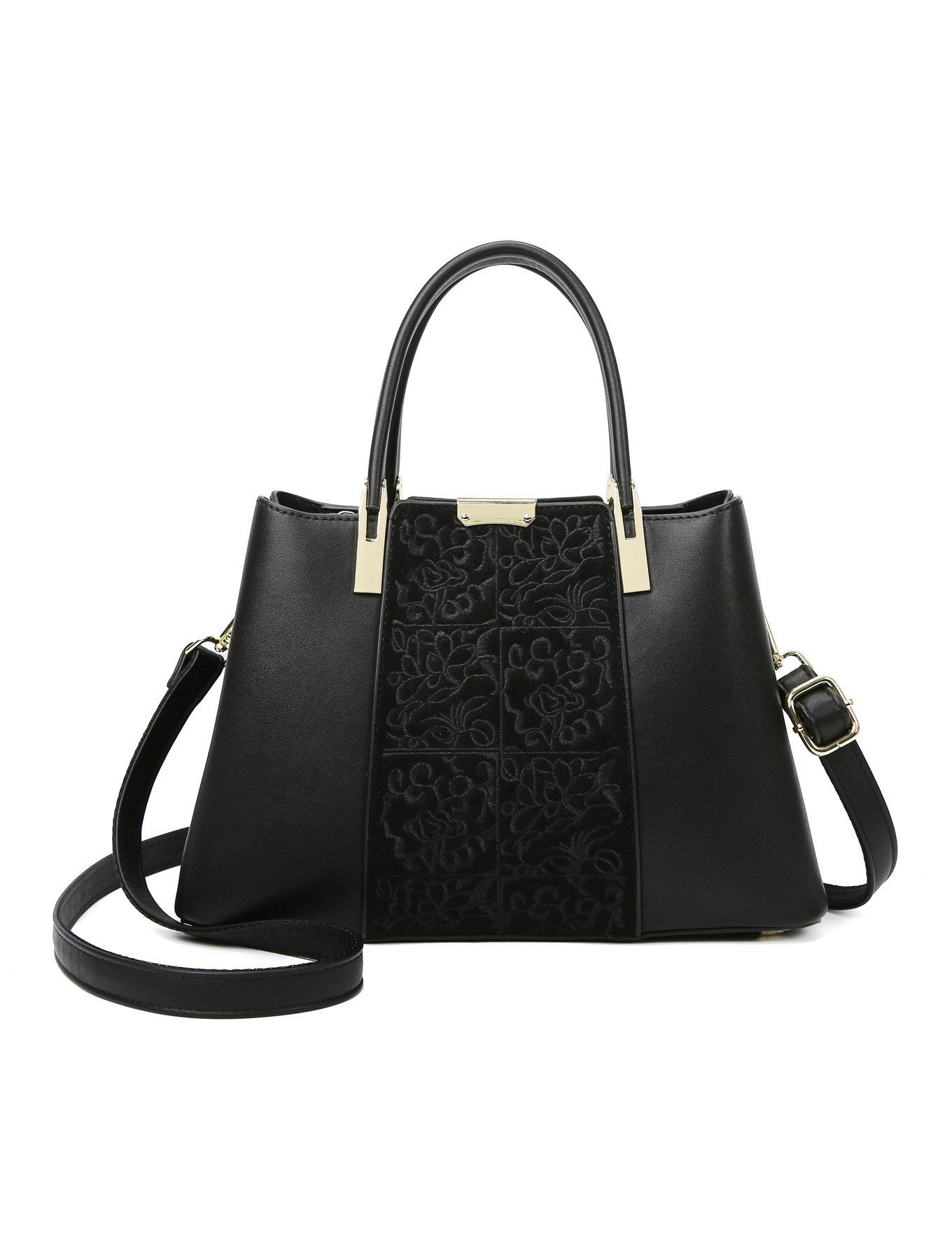 Womens Stylish High-Capacity Shoulder And Crossbody Bag THRU7