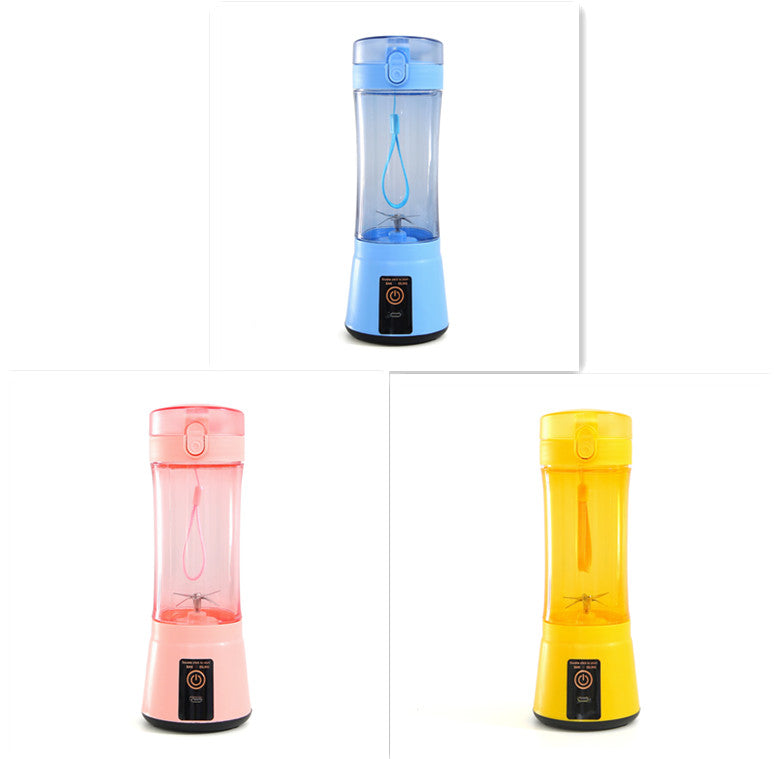 Portable Electric Fruit Juicer Wireless USB Rechargeable Mini Mixer Multifunction Summer Smoothie Blender Machine Kitchen Supplies THRU7