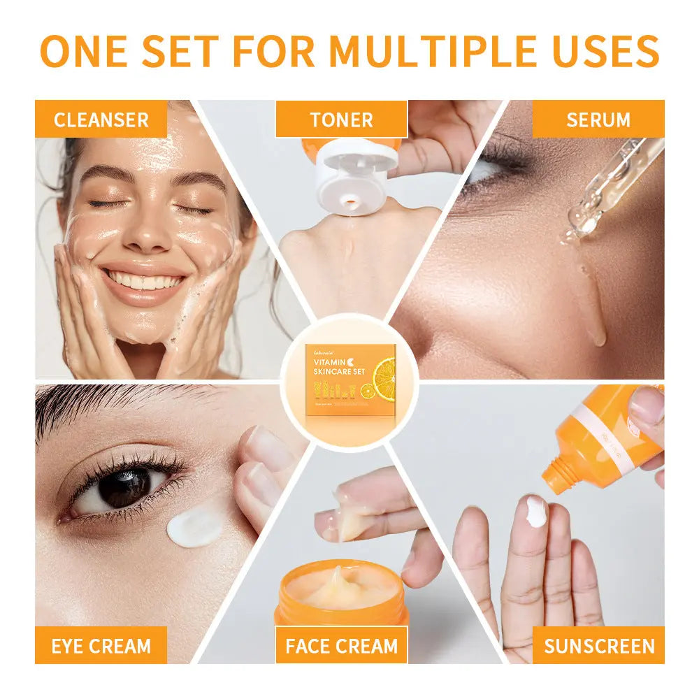 Vitamin C Skin Care Set Facial Care THRU7