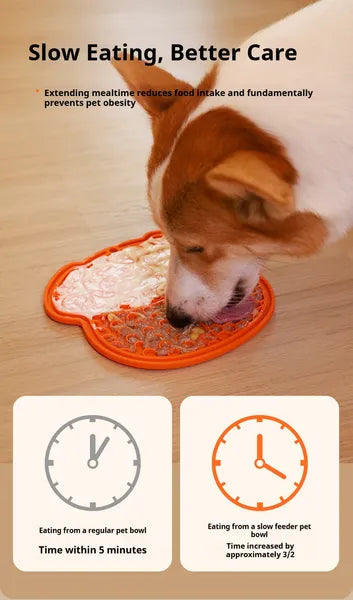 Lick Mat For Dogs And Cats Dog Slow Feeder Mat With Strong Suction THRU7