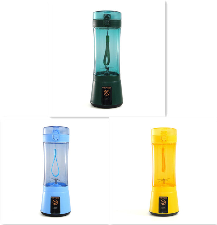 Portable Electric Fruit Juicer Wireless USB Rechargeable Mini Mixer Multifunction Summer Smoothie Blender Machine Kitchen Supplies THRU7