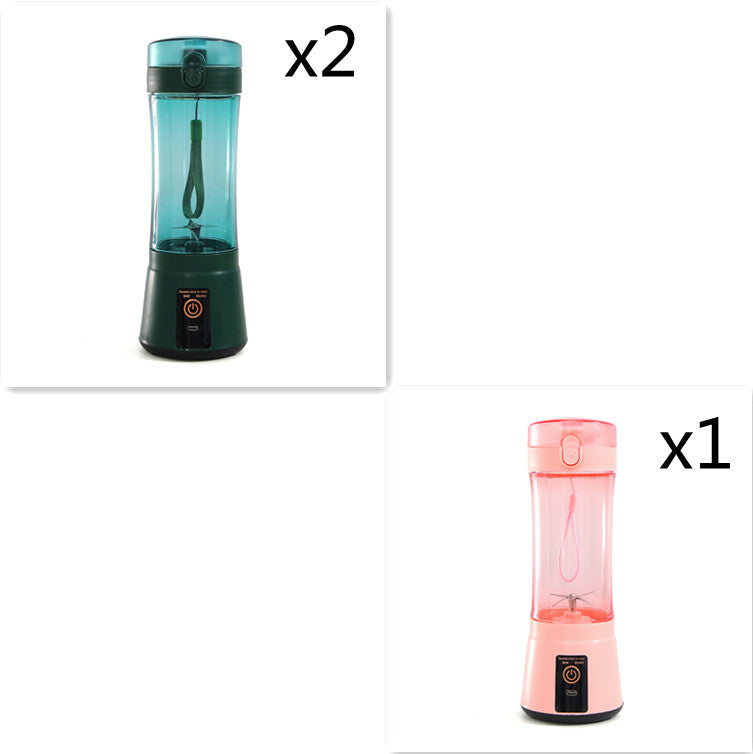 Portable Electric Fruit Juicer Wireless USB Rechargeable Mini Mixer Multifunction Summer Smoothie Blender Machine Kitchen Supplies THRU7